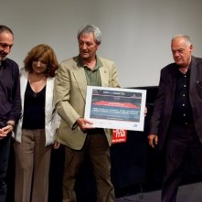 Premiazione Casa del Cinema - Enzo De Camillis, Laura Delli Colli, Roberto Girometti