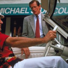 Robert De Niro e Nick Nolte in una scena del film Cape Fear - Il promontorio della paura