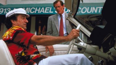 Robert De Niro e Nick Nolte in una scena del film Cape Fear - Il promontorio della paura