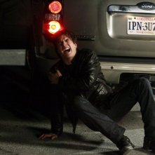 Ian Somerhalder con un'espressione sofferente nell'episodio Punto di svolta di Vampire Diaries