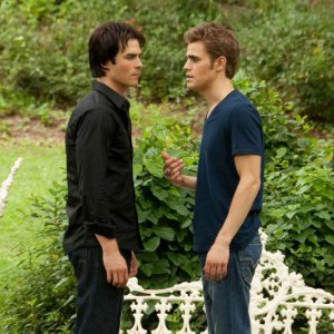Ian Somerhalder e Paul Wesley dell'episodio The Return di Vampire Diaries