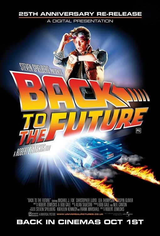 Poster Usa Per La Re Release Del 25 Anniversario Di Back To The Future Ritorno Al Futuro 171527