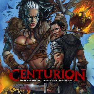 Un poster in stile fumetto per Centurion