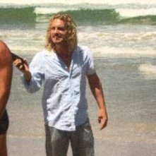 Vick C. Ryan, Eleonora Albrecht e Maximiliano H. Bruno in una scena del film Caribbean Basterds