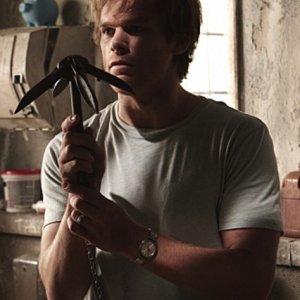 Michael C. Hall in un momento dell'episodio My Bad di Dexter