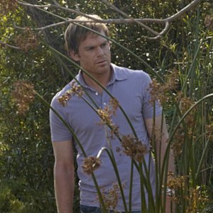 Michael C. Hall in una scena di My Bad di Dexter