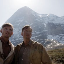 Benno Fürmann e Florian Lukas in una scena del film North Face - Una storia vera