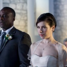 Sally Hawkins nella scena del matrimonio nella commedia Indovina chi sposa Sally