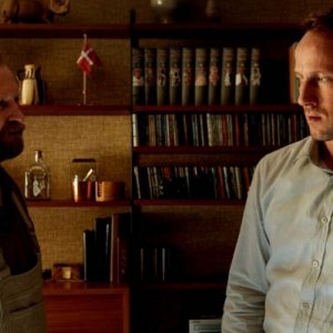 Wotan Wilke Möhring e Ulrich Thomsen in un'immagine del film Das letzte Schweigen