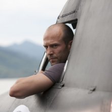 Jason Statham in una scena di The Expendables