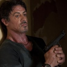 Un'immagine di Sylvester Stallone dal film The Expendables
