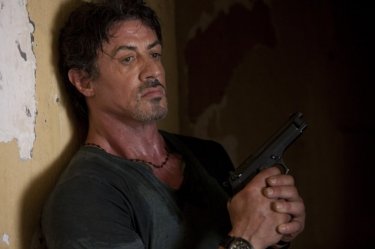 Un'immagine di Sylvester Stallone dal film The Expendables