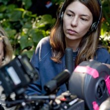 La regista Sofia Coppola dirige il film Somewhere