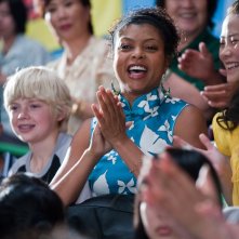 Taraji P. Henson è la madre del giovane Dre nel film Karate Kid