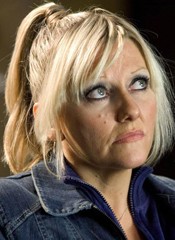 Camille Coduri in una scena di Doctor Who