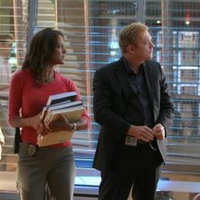 Adam Rodriguez, David Caruso ed Eva La Rue nell'episodio Fallen, premiere della stagione 9 di CSI Miami