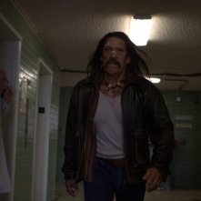Danny Trejo, inferocito e vendicativo protagonista del film Machete