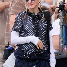Madonna sul set parigino di W.E.
