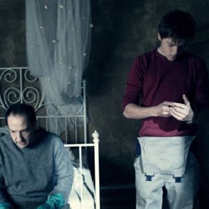 Michael Fuith e Theo Trebs in una scena dell'horror Rammbock