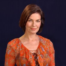 Sela Ward nel ruolo del detective Jo Danville in una foto promozionale della stagione 7 di CSI: New York