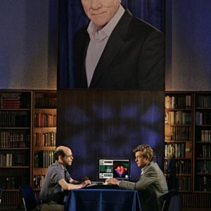 Simon Baker e Steven Hack nell'episodio Red All Over di The Mentalist