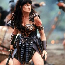 Xena, stagione 4: Lucy Lawless in una foto promo