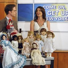 Collin Christopher e Cobie Smulders in una scena dell'episodio Zoo or False di How I Met Your Mother