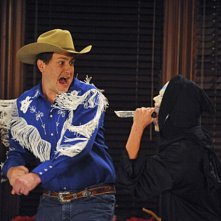 Jason Segel in una scena dell'episodio Zoo or False di How I Met Your Mother