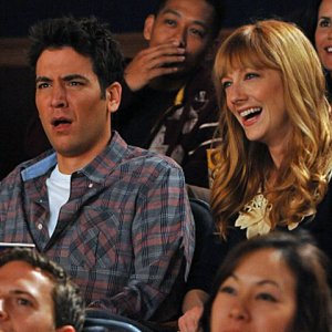 Josh Radnor e Judy Greer nell'episodio The Wedding Bride di How I Met Your Mother