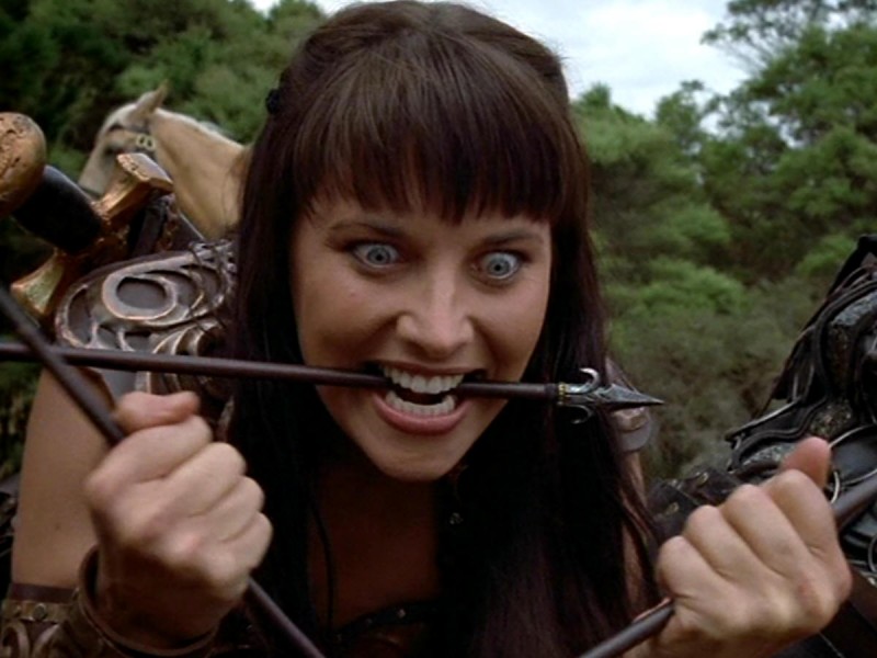 Lucy Lawless in Xena e l'ingiusta condanna