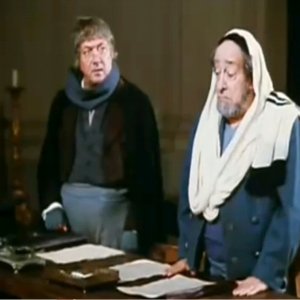 Nello Appodia insieme a Riccardo Billi (Aronne Piperno) nel film di Mario Monicelli IL MARCHESE DEL GRILLO