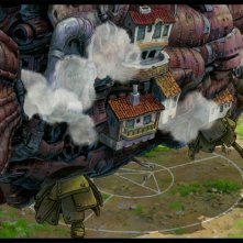 Il magico castello del film d'animazione Il castello errante di Howl