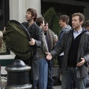 Joel David Moore e T.J. Thyne nell'episodio The Gamer in the Grease di Bones