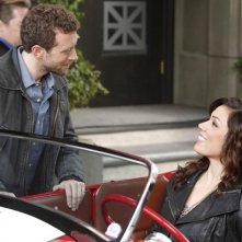 TJ Thyne e Michaela Conlin nell'episodio The Beginning in the End di Bones