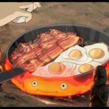 Una scena del film d'animazione Il castello errante di Howl