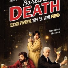 Un poster della stagione 2 di Bored to Death