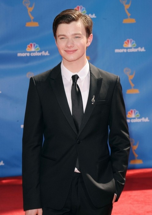 Chris Colfer Una Delle Giovani Star Di Glee Sul Red Carpet Degli Emmy 2010 173218