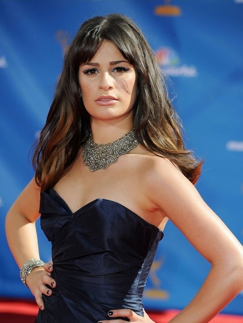 Lea Michele Di Glee Sfila Sul Red Carpet Degli Emmy 2010 173232