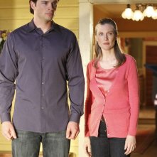 Clark (Tom Welling) e la madre Martha (Annette O'Toole) nell'episodio La regina rossa di Smallville