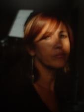 Grazia Colombini sul set.