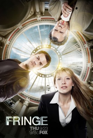 Un poster della stagione 3 di Fringe
