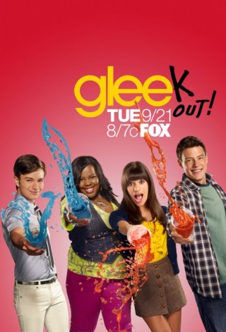 Uno dei poster della stagione 2 di Glee