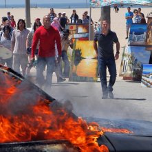 Ll Cool J E Chris O Donnell Dopo Una Scena Esplosiva Dell Episodio Human Traffic Di Ncis Los Angeles 173940