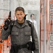 Un determinato Chris (Wentworth Miller) nel film Resident Evil: Afterlife