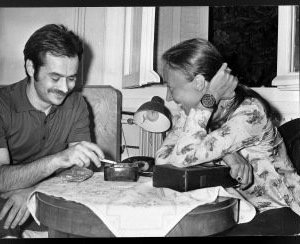 Alekos Panagulis con Oriana Fallaci