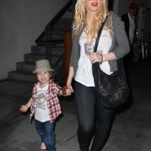Christina Aguilera con suo figlio Max