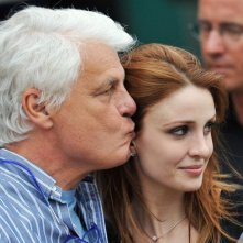 Venezia 2010, Michele Placido, autore di Vallanzasca, accanto alla compagna Federica Vincenti