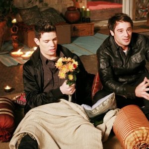 Niccolò Centioni e Ludovico Fremont in una scena de I Cesaroni 4