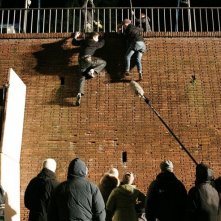 Un'immagine dal set de I Cesaroni 4