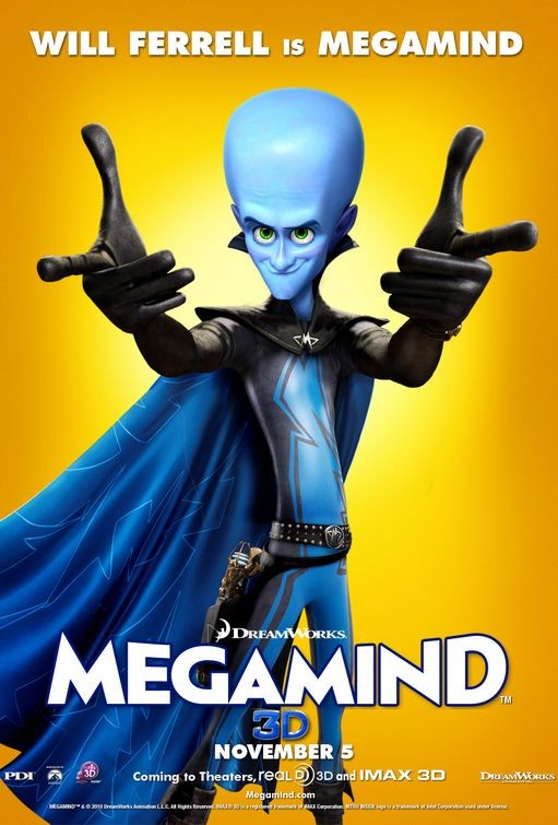 Character Poster Per Megamind Megamins Will Ferrell 174388